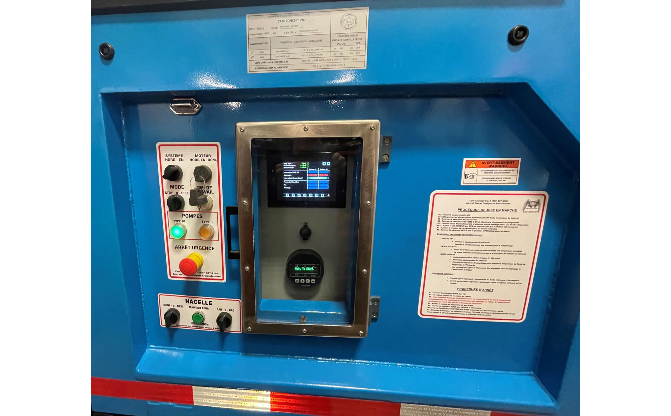 ground control panel